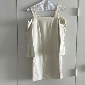Tibi Cream Mini Dress